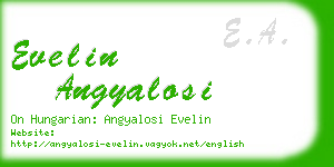 evelin angyalosi business card